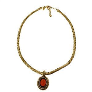 Joan Rivers Pendant Necklace Gold Chain Pendant